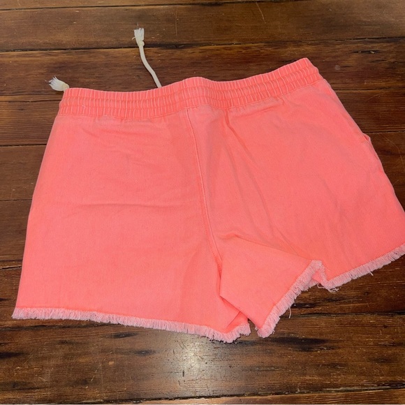 No Boundaries Orange High Waist Shorts with Elastic Waistband - Picture 5 of 5
